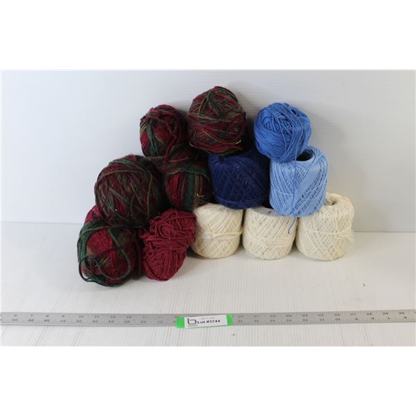 Assorted Bundles of Yarn