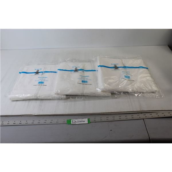 (3) Disposable Pain Coveralls