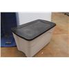Image 2 : * (2) Large Storage Totes, One With Lid