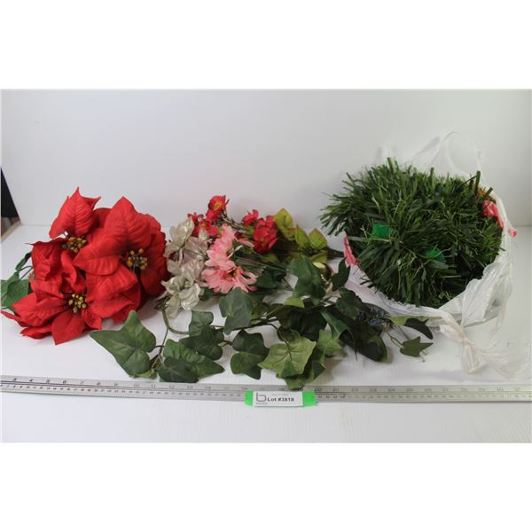 Artificial Flowers, Christmas Decorations, etc.