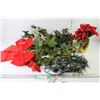 Image 1 : Artificial Flowers, Christmas Decorations, Christmas Lights, etc.