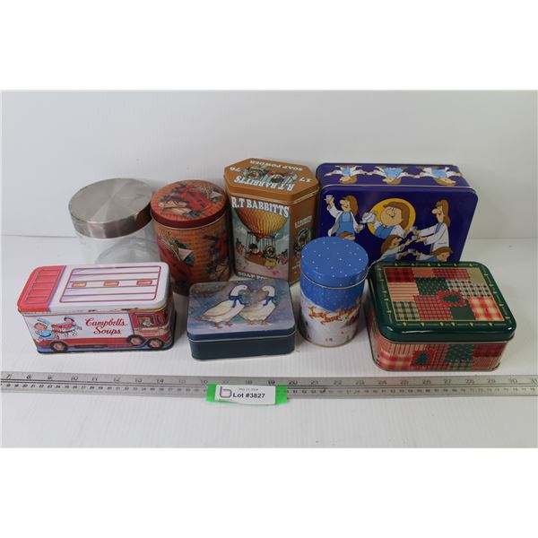 Assortment of Collector Tins