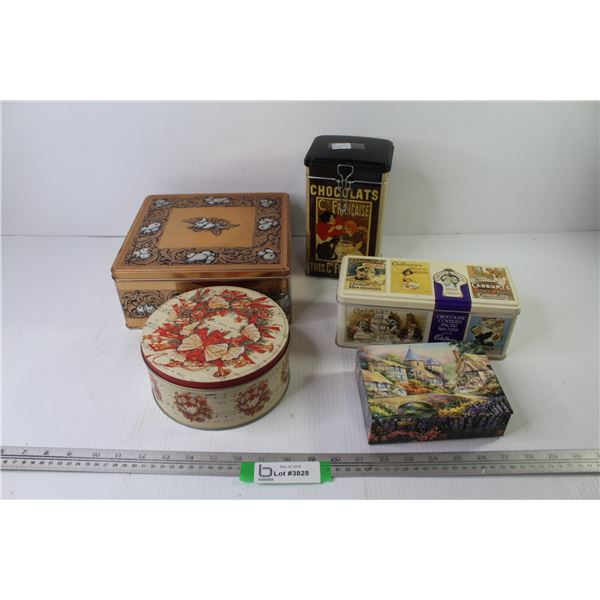 Assortment of Collector Tins