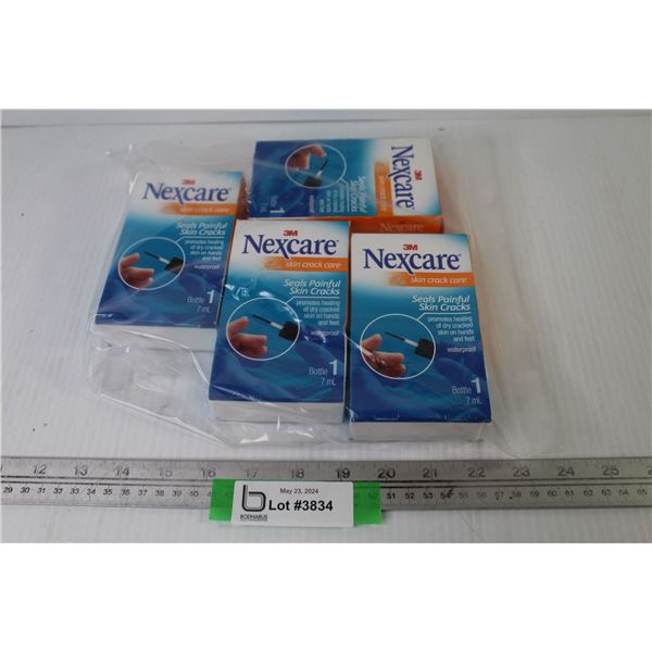 (4) Boxes of Nexcare Skin Crack Care