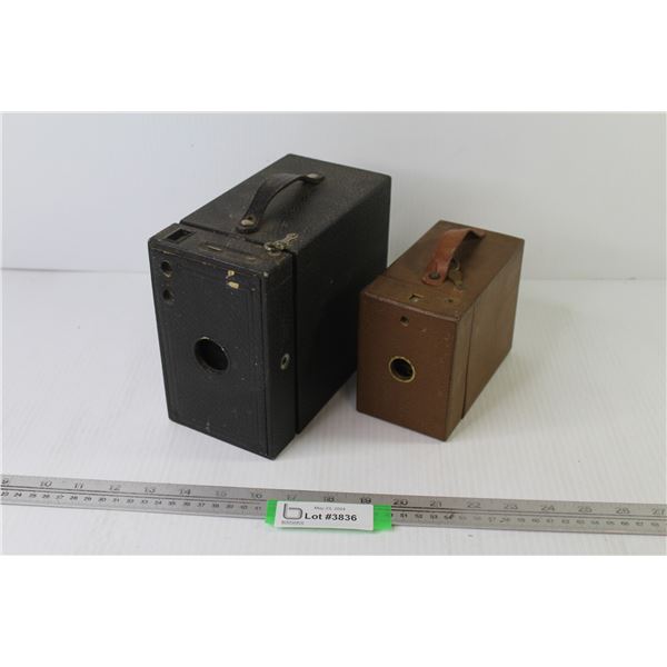 (2) Kodak Box Cameras