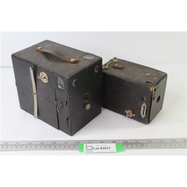 (2) Kodak Box Cameras