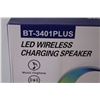 Image 2 : LED Wireless Charging Speaker - New In Box