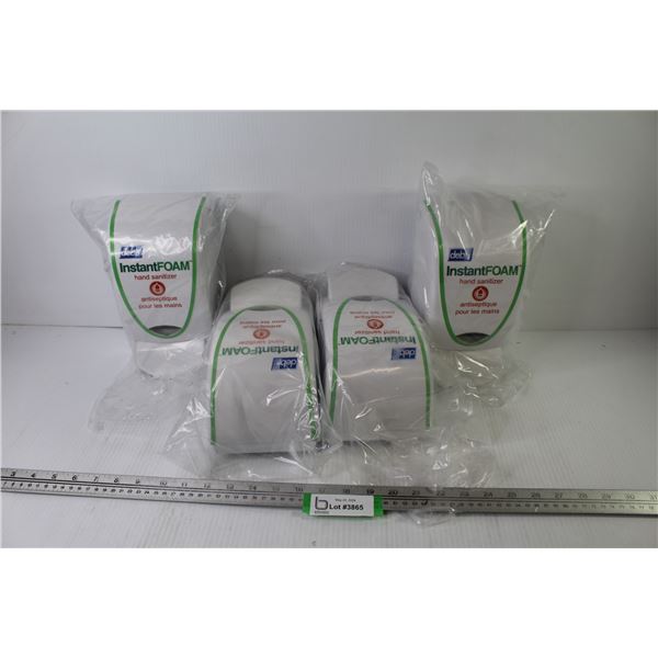 (4) Instant Foam Hand Sanitizer Dispensers
