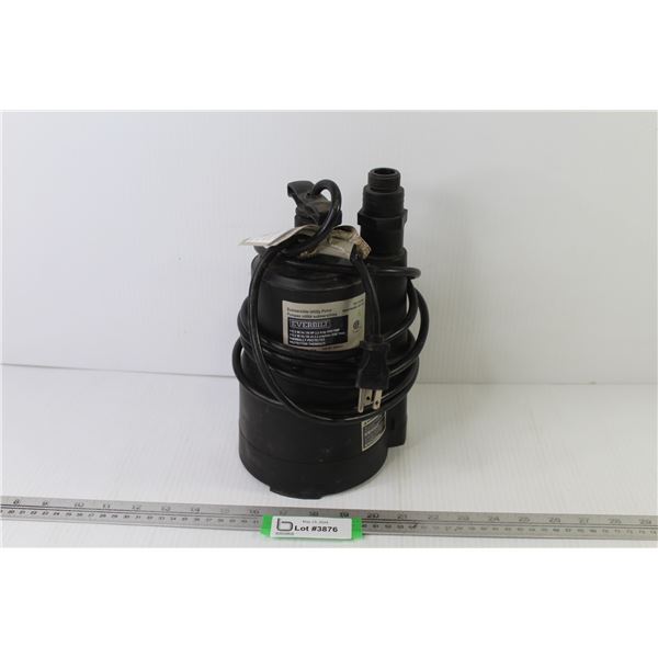 Everbilt Submersible Utility Pump Bodnarus Auctioneering