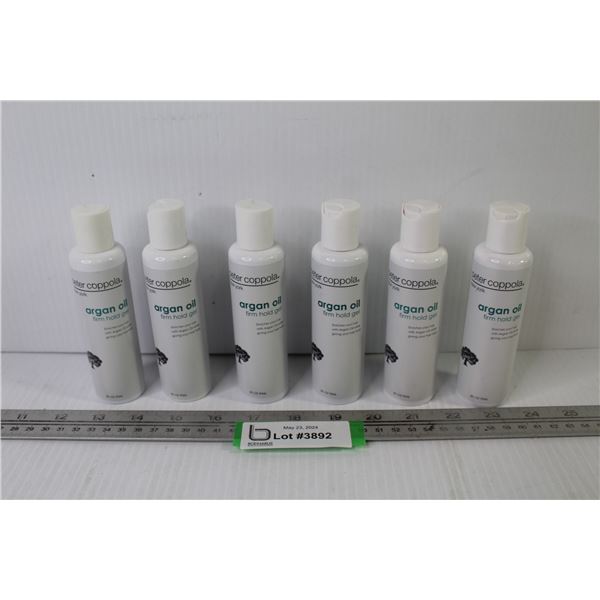 (6) Bottles of Argan Oil Firm Hold Gel