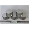 Image 1 : (5) Metal Containers With Lids