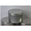 Image 2 : (6) Metal Containers With Lids