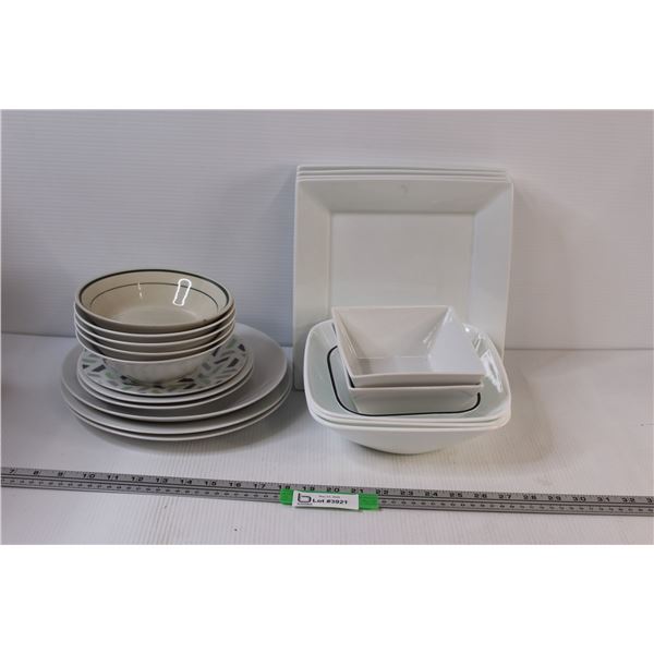 (20+)Dinnerware: Misc. Shapes and Sizes