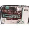 Image 2 : PROCOOL King Sized Cooling Technology Mattress Pad - In Bag Appears to Be Used