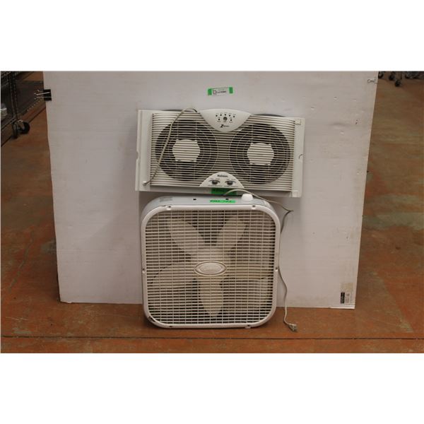*(2) Fans ; 1 - Floor Fan & 1 - Window Fan Both Untested