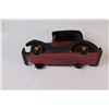 Image 3 : (3) Wooden Toys: 2 - 6" Cars & 1 - 14" 8-Wheeler Truck With Back Storage Box