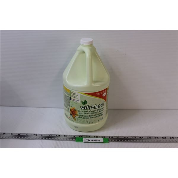 SafeBlend 4L Jug Bio-Enzymatic Grease Digester & Odor Cleaner - Unopened