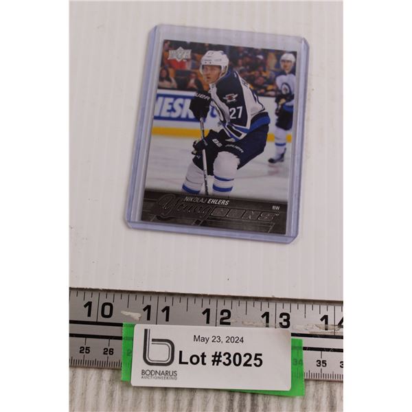 Nikola Ehlers Young Guns Rookie Hockey Card