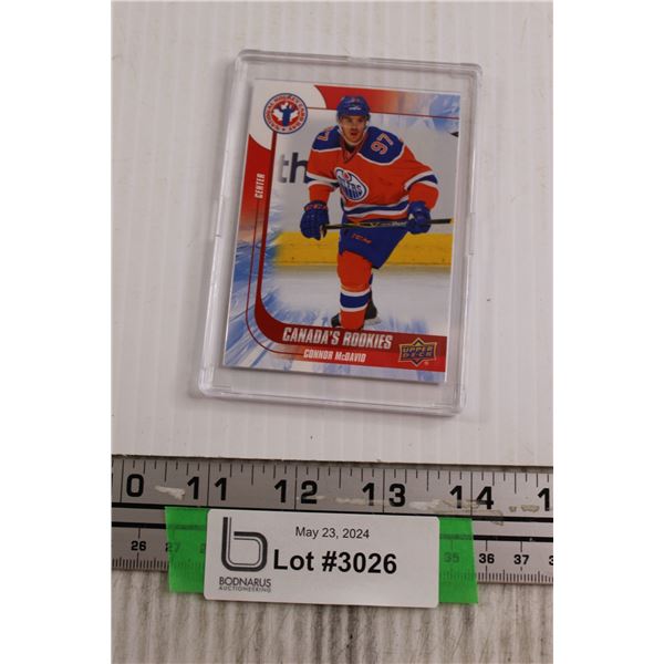 Connor McDavid Rare Upper Deck Rookie Hockey Card
