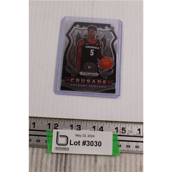 Anthony Edwards Prizm Rookie Basketball Card