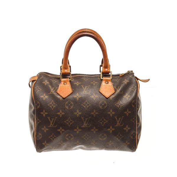 Louis Vuitton Brown Monogram Speedy 25 Handbag