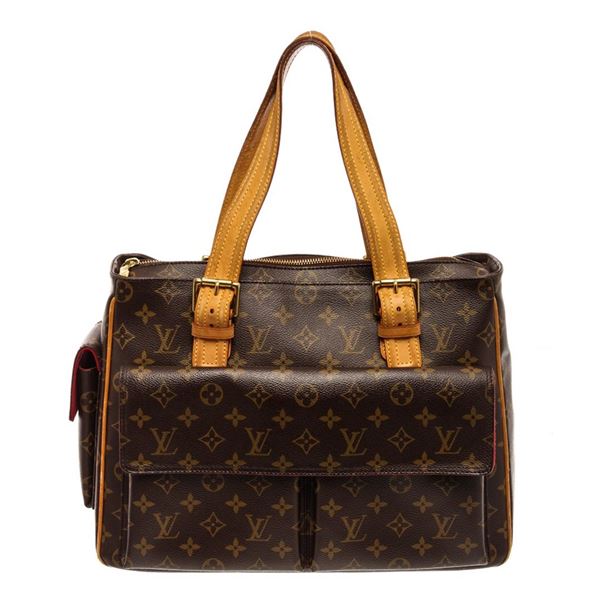 Louis Vuitton Brown Monogram Leather Viva Cite GM Top Handle Bag