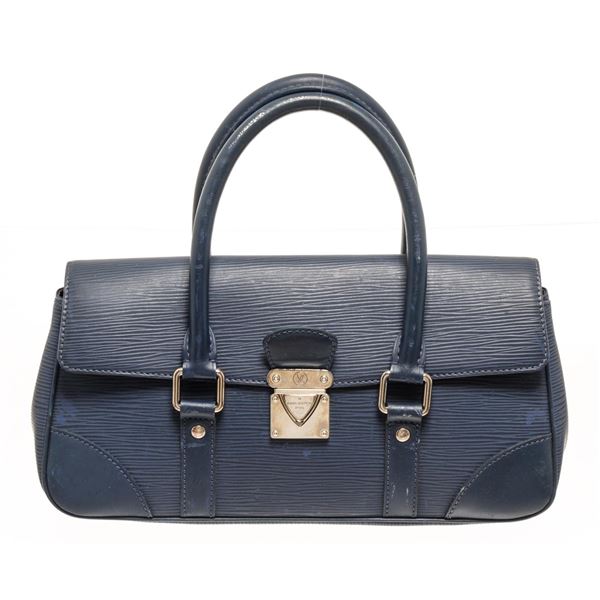 Louis Vuitton Navy Epi Leather Segur PM Bag