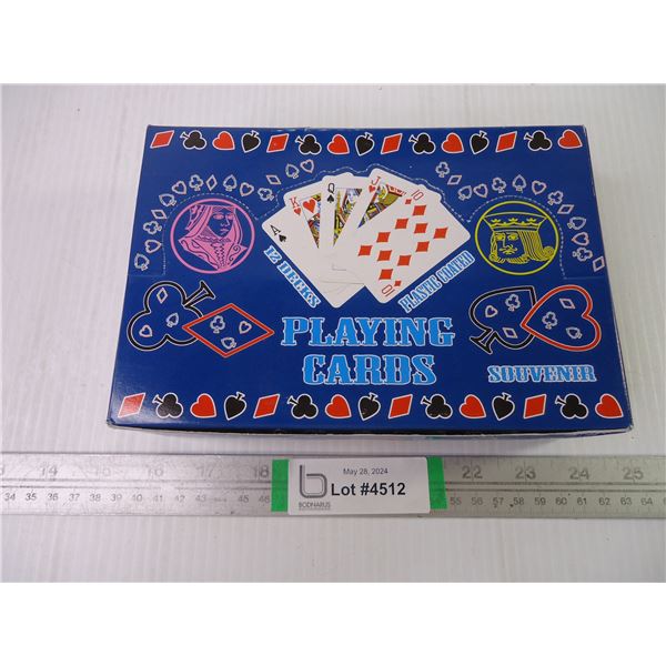 Box of (12) Calgary Stampeder Playing Cards (NIB)