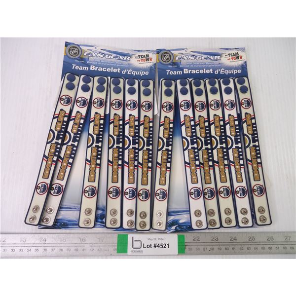 (2) Pkgs. of Edmonton Oiler Team Bracelets