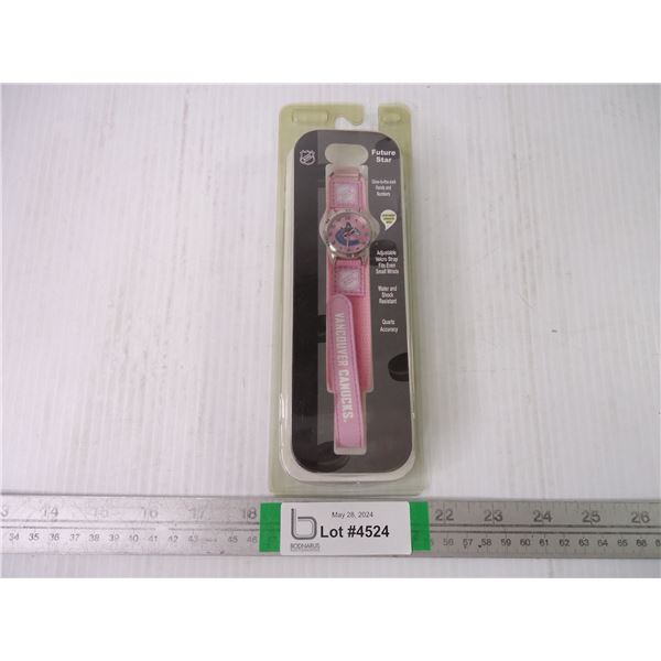 Vancouver Canucks Kid's Wristwatch (new)