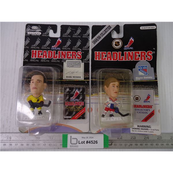 (2) "Headliners" Wayne Gretzky and Mark Messier
