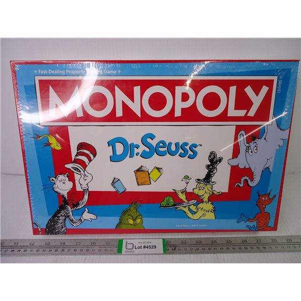 Monopoly: Dr.Seuss Collectible Classic Monopoly Game (sealed)