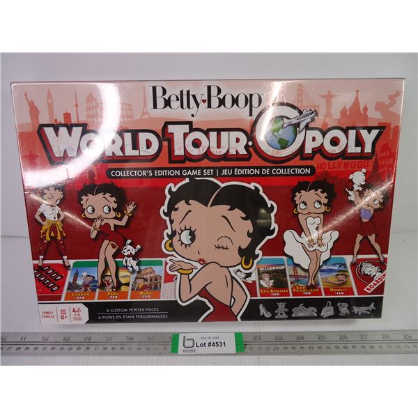 Betty Boop World Tour-Opoly Collectors Edition (sealed)