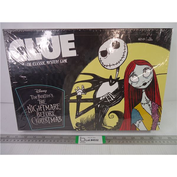 The Nightmare Before Christmas CLUE Mystery Board Game (sealed)