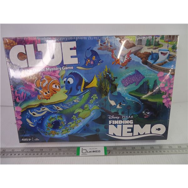 Finding Nemo CLUE Classic Mystery Board Game (sealed)