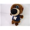 Image 3 : Winnipeg Blue Bomber Plush Toy (missing eye)and Saskatchewan Roughrider Mask