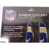 Image 2 : (5) Piece Cutlery Knife Set- Los Angeles Rams