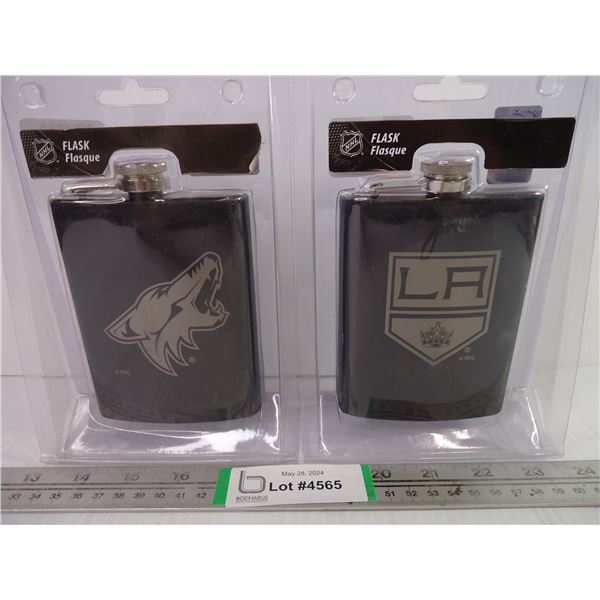 (2) Flasks-Arizona Coyotes (relocated) and Los Angeles Kings