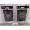 Image 1 : (2) Flasks-Arizona Coyotes (relocated) and Los Angeles Kings