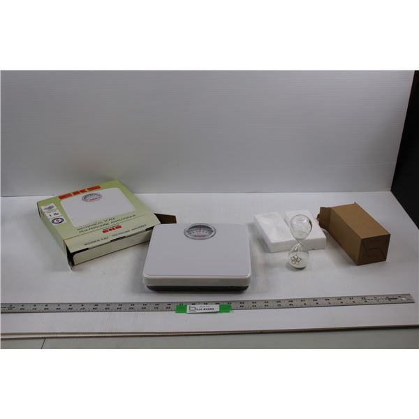 EKS Mechanical Scale & Hour Glass (Both NIB)