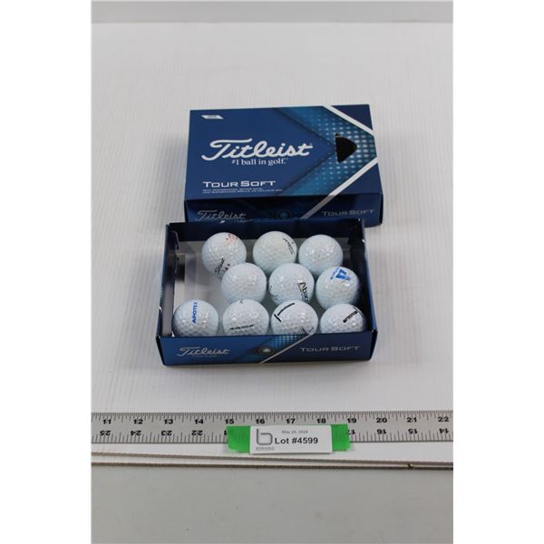 (11) Titleist Tour Soft Golf Balls (Used)