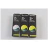 Image 4 : (3) Three Packs of Used Taylor Made Soft Response Neon Yellow Golf Balls (8) Matte (1) Gloss