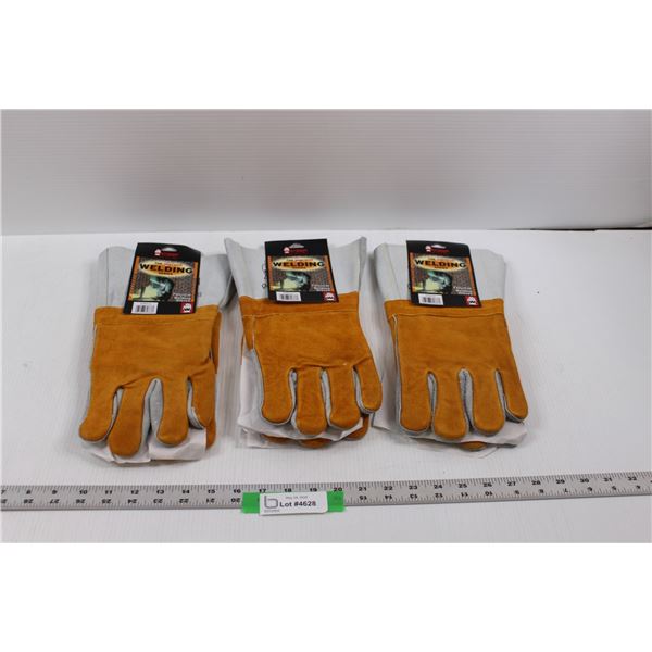 (3 pr) NEW! Watson Welding Series Size LARGE Gloves