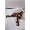 Image 2 : Vintage Rope Pulley System w/Steel Block & Tackle