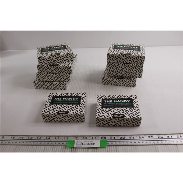 (10) The Handy Lathering Shower Tools - Sealed