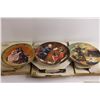 Image 2 : (3) Norman Rockwell Plates with Certificates of Authenticity