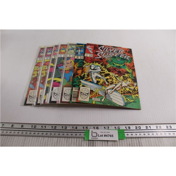 (7) Comics - Silver Surfer, Speedball