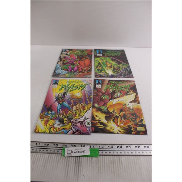 (4) Warriors of Plasm Comics