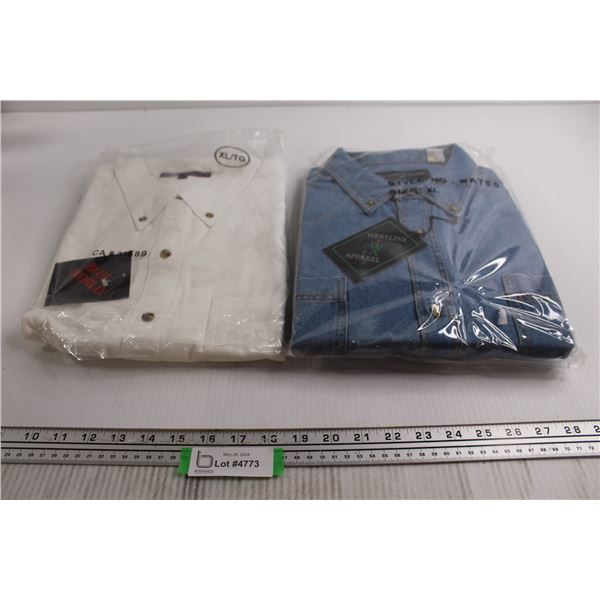 (2) XL Button Up Shirts