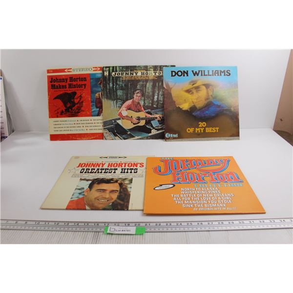 (5) Records - Johnny Horton, Don Williams